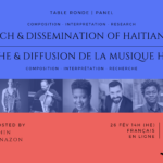 Permalien vers Table ronde – Recherche et diffusion de la musique haïtienne | Panel – Research and Dissemination of Haitian Music